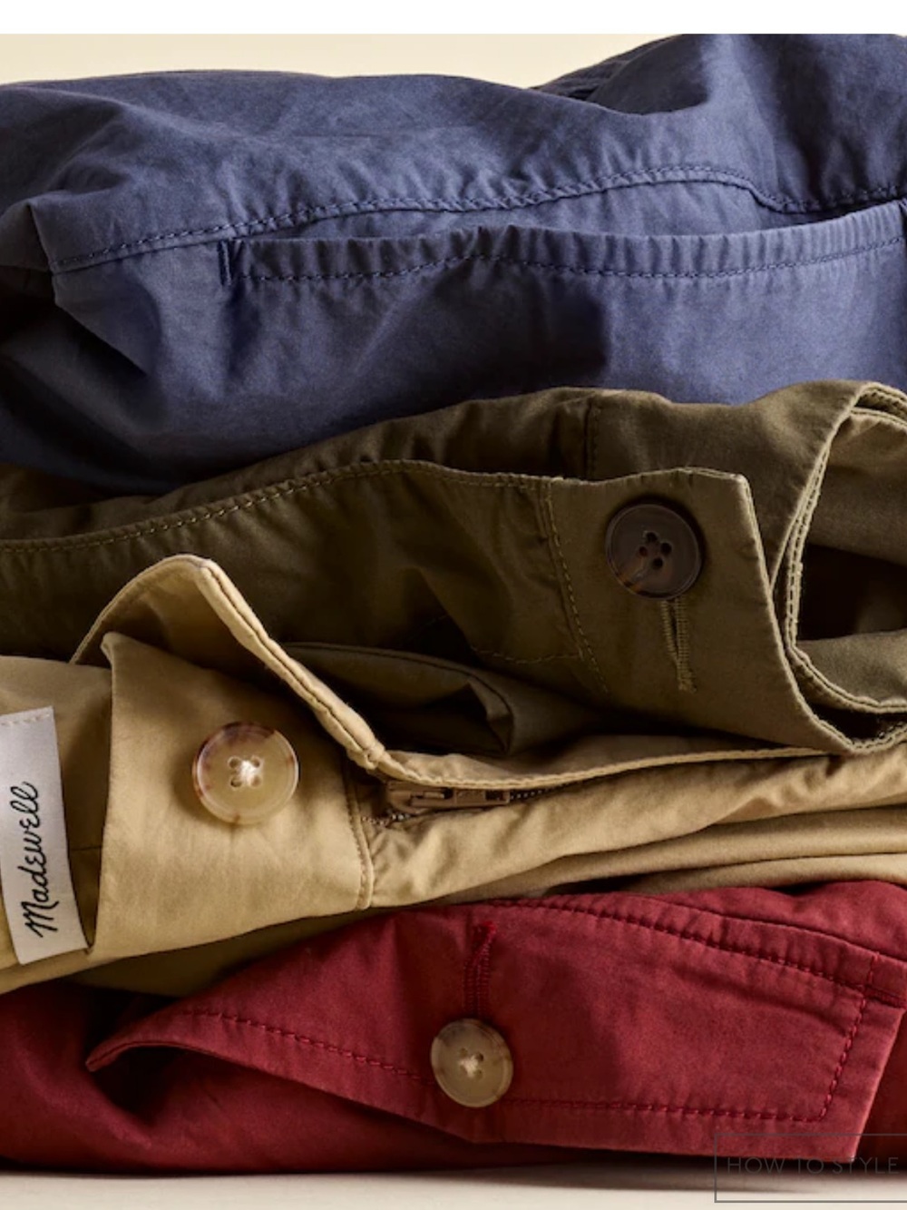 Madewell Navy Wide-Leg Pants - Picture 10 of 12